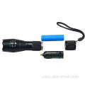 Aluminum Zoom UV flashlight